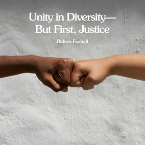 The phrase 'unity in diversity' sounds inspiring—but the Bahá'í teachings make clear that justice must come first.  Read the full article – link in bio 🔗  #BahaiFaith #Unity #Justice #Diversity #SocialJustice